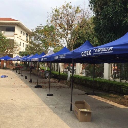 广西南宁广告帐篷自动伸缩帐篷定制宣传伞展会广告帐Z篷围布定做