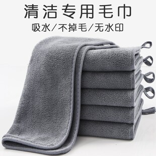 双层清洁吸水擦地k奶茶店擦桌布保洁专用抹布擦车厨房可挂擦手毛