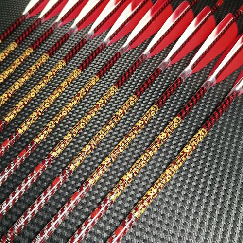 战鸽碳箭战戈箭矢凯夫拉碳u箭6.2内径高强度碳素箭美猎传统复合弓
