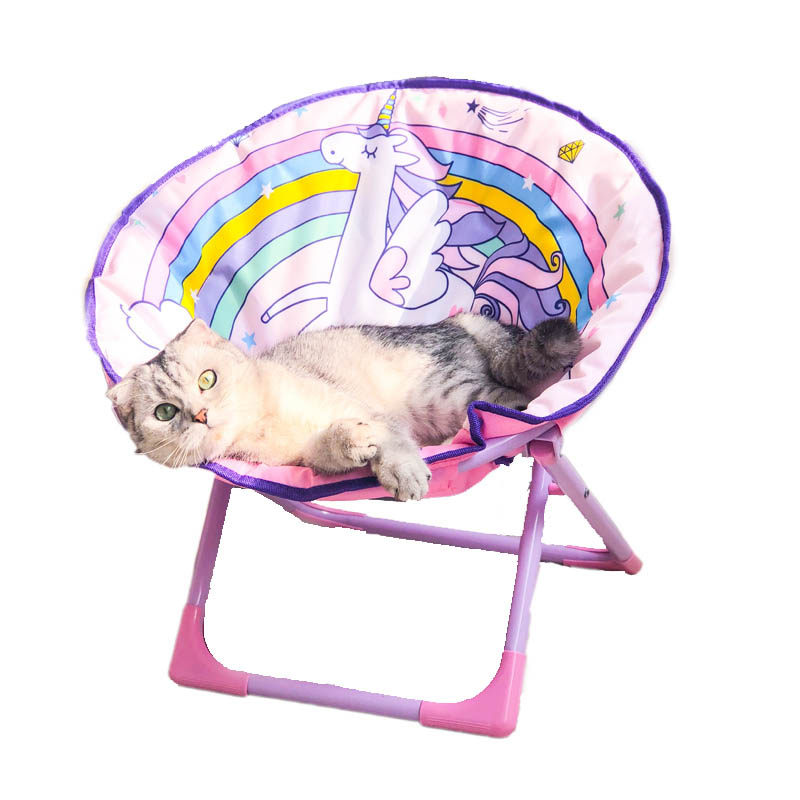 猫咪椅子狗狗晒太阳椅子牛津布小型狗狗家具休闲靠椅可折叠宠物垫
