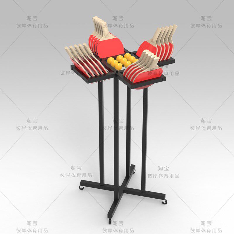乒乓球拍展示收纳架学p校锻炼健身房专用置物架可放25支球拍16个