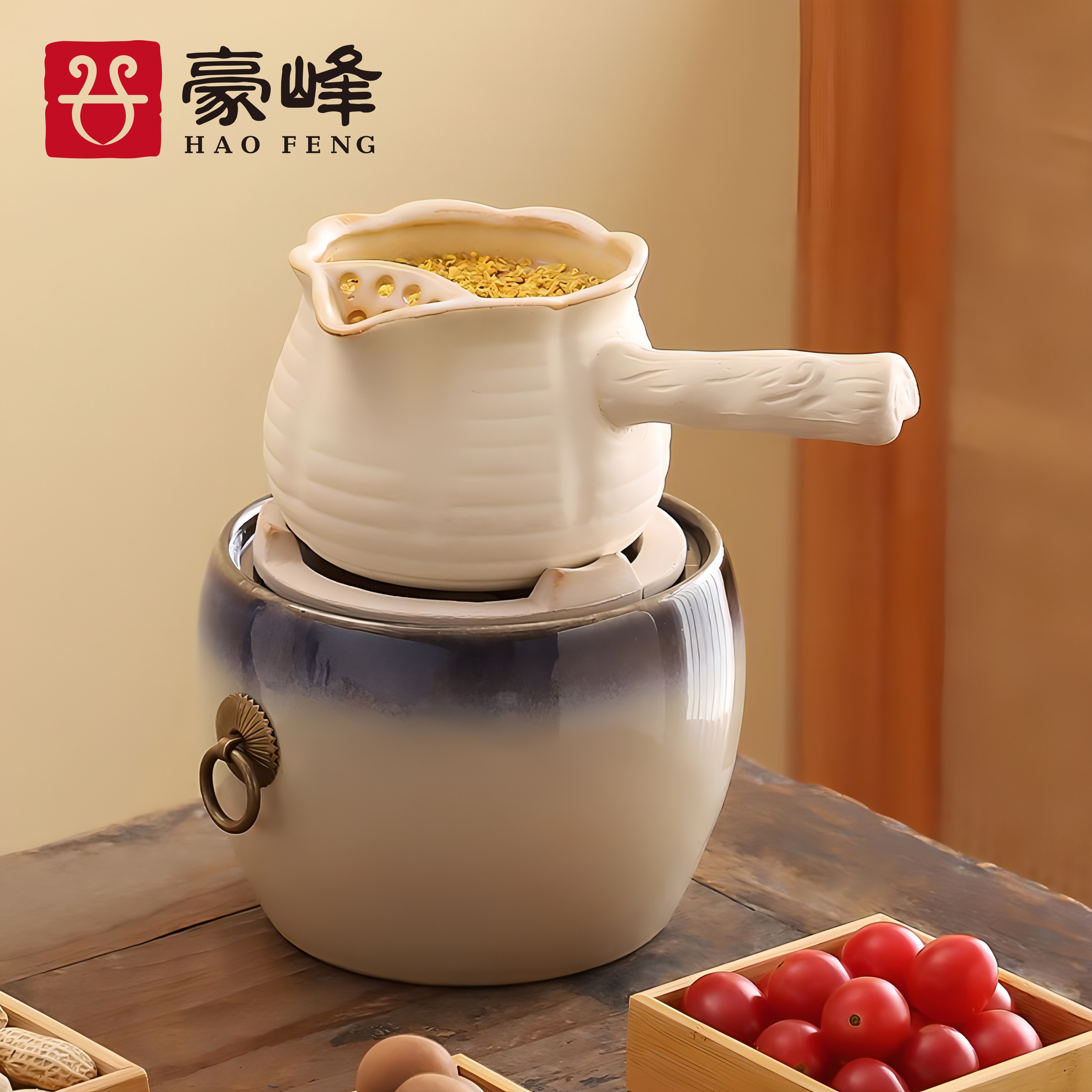 豪峰围炉煮茶烤奶罐罐奶茶煮茶器网红陶罐煮茶壶整套耐.高温烤奶