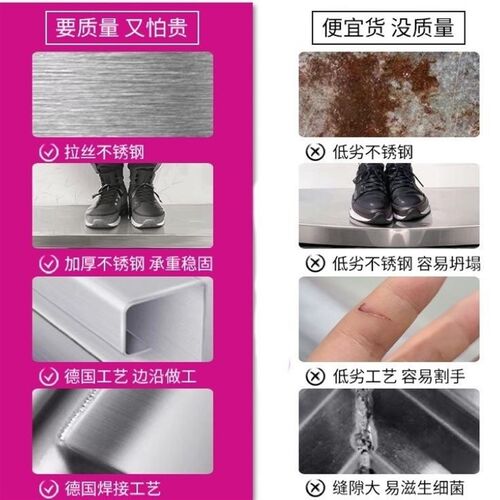 304不锈钢推拉门工作台碗碟柜切菜桌面酒店厨房操作台打荷台商用