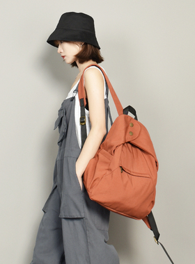 2021新c款书包出门小众 防水简约学生双肩背包 大容量旅行双肩包