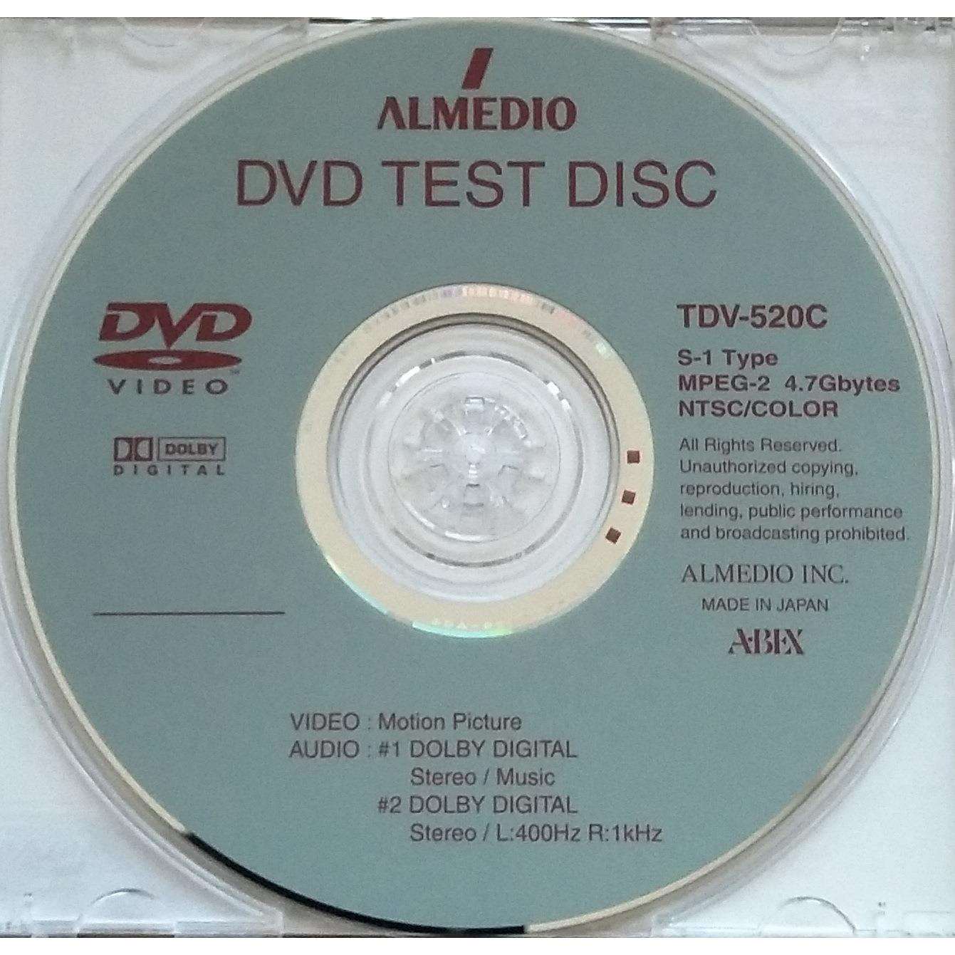 ABEX测试碟TCD-520CMTM标准信号测试碟