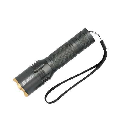 波斯工具铝三档调节合金充电强光LED手电筒18650电池BS300511座充