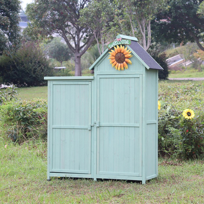 户外大号柜子实木防水防雨防霉花园农具储物箱庭院工具置物收纳柜