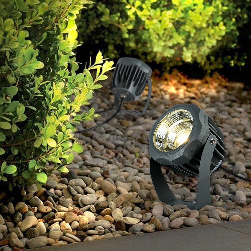 射灯户外防水led投光灯射树灯室外草坪花园景观庭院插地灯照树灯