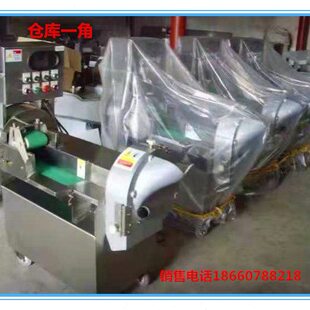 切丁 商用80I多功能切菜机 切片 切丝 切段一体机 双头变频切菜机