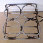 100ml 镍铬丝坩埚架 孔径6.5厘米多 四孔 镍坩埚架 坩埚架