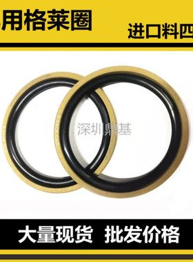 进口料孔用格莱圈PG油封STD240 250 260 270 280 290 300*8.1