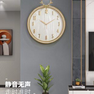新款轻奢创意挂钟家用客厅2023时钟挂墙网红大气现代简约时尚钟表