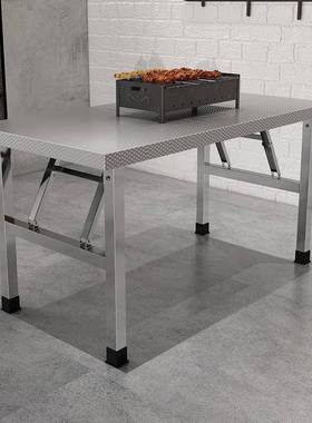 7K不锈钢折叠圆桌便餐桌用宿舍F77TT7J9出租房吃家字饭桌写学习桌