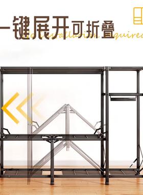 简易折叠卧衣柜室家出租YMN房用用经组装布衣橱济型结实耐用开放