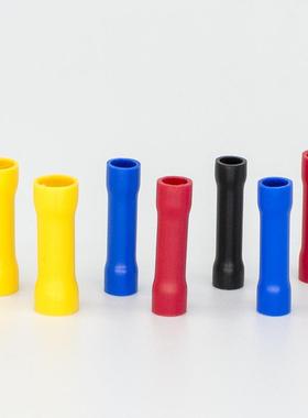 CBV8红色头JH冷V压缘端子BV8/B14紫铜全绝中间接接线端头线耳铜鼻