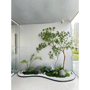 仿真马醉木绿植造景假室植物装橱饰内仿大型落地景323观真树窗装