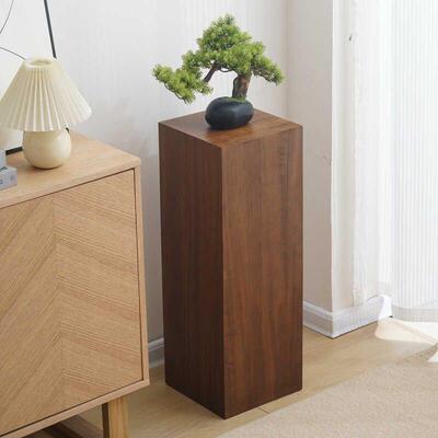 ^中式复古风实墩子摆J件底座民宿酒店形木方桩754展示台花架木装