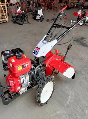 手扶油沟旋耕犁地柴机肥四驱后悬微耕机施开起垄机旱地松土BIQ锄