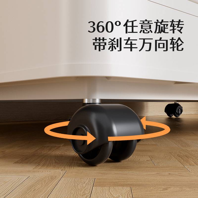 塑料收纳箱大号儿童玩具可拆卸带滑轮被子衣物收纳柜翻盖整理箱