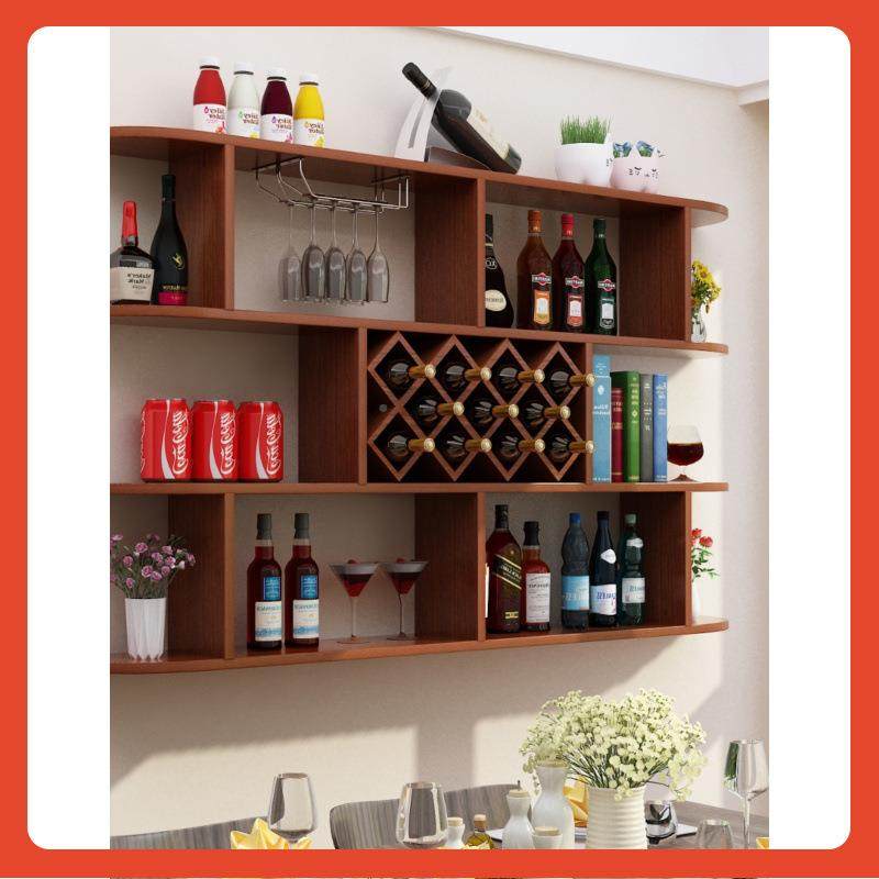 挂△壁挂酒柜酒柜架现代简墙上置物架Fh(^lh(#菱形酒格餐约厅挂壁,餐饮具,酒架,淘宝优惠券,粉丝福利购,淘宝优惠卷