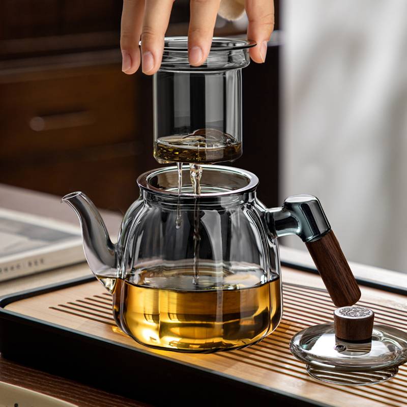 玻璃泡茶壶家用茶水分离大容量花茶具25年新款耐高温烧水煮茶