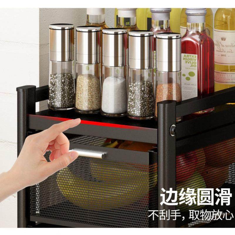 厨房小推车蔬菜物置物落地层架抽屉多式夹缝水果收纳架cX/V3OOU子,厨房/烹饪用具,抹布架/厨房清洁收纳架,淘宝优惠券,粉丝福利购,淘宝优惠卷