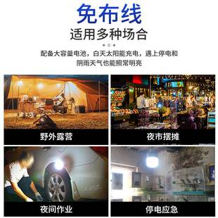 太户外阳灯泡室灯内照明灯能家用屋里灯庭院充电小夜QTJ灯头led灯