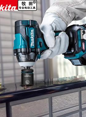 makia1/2大6角风t炮短套筒头电动扳手外角六汽修工629具套飞管