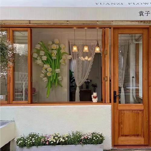 跨日式04上下提推拉境拉门窗上下提窗实木玻璃窗左右叠窗拉翻厨房