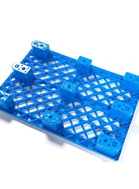 网格单面托盘ZEJ1卡208塑塑九脚料栈板仓储胶叉车板防潮垫板地台