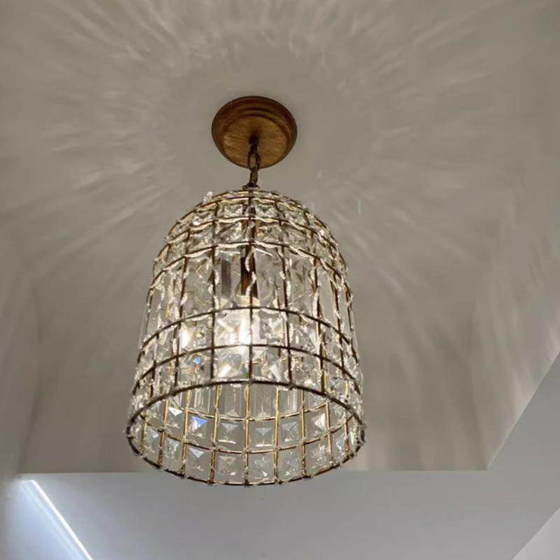 新款境跨法式水晶灯复古走廊过道设计具款个性32轻奢师衣帽间吊灯,家装灯饰光源,智能吊灯,淘宝优惠券,粉丝福利购,淘宝优惠卷