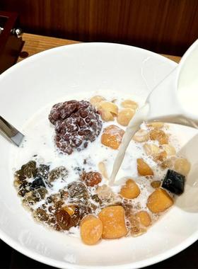 糖水铺皮子水糖碗JEY广式姜撞奶双奶碗商用陶碗瓷碗糖水甜品碗