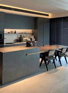 岛台体餐桌复一轻奢奶油风可伸缩餐厅54898古客厅岩板桌子款2025