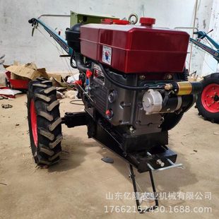 手扶葡萄埋藤机 旋耕起垄开沟犁地机 带防滑轮水田打浆机