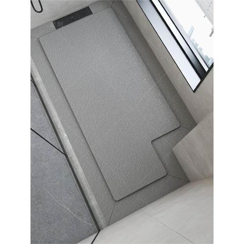 加厚火烧面下沉式淋浴房地板石定制卫生间岩板淋浴板浴室防滑底座