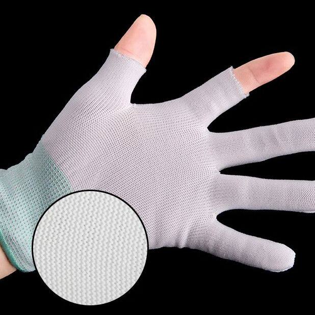 快递员专用分拣打包手套薄款劳保耐磨工作女小号拆搬居家日用套装