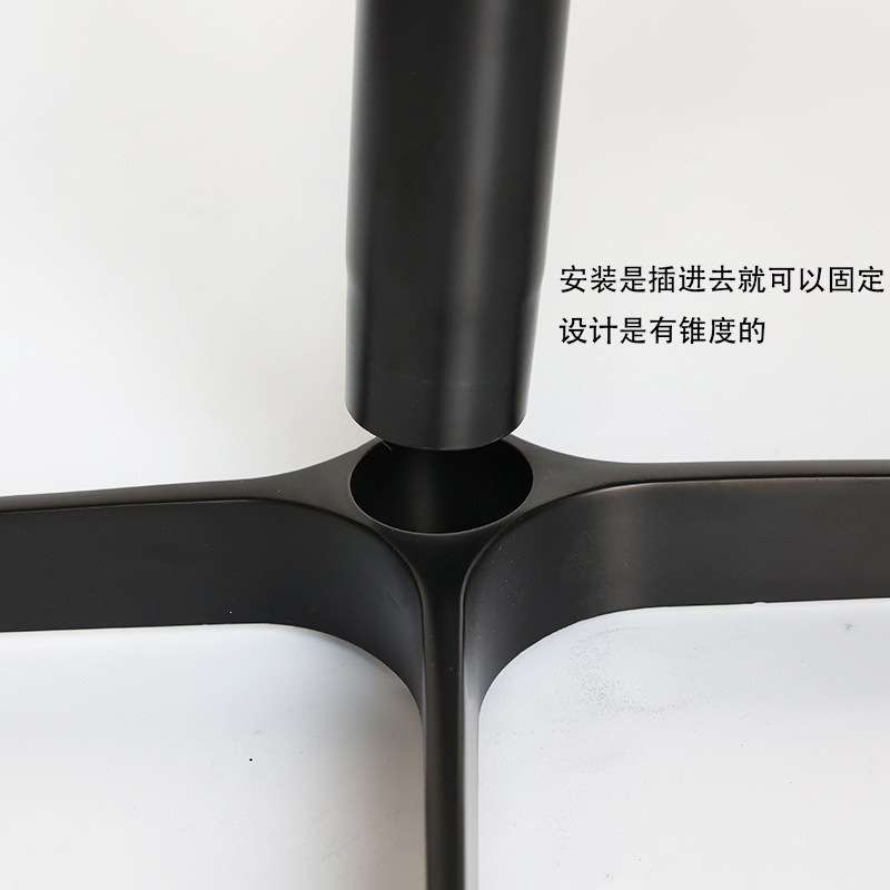 十字铝桌脚桌腿铝质餐台架铝合金台脚咖啡厅茶几脚四星脚展示架