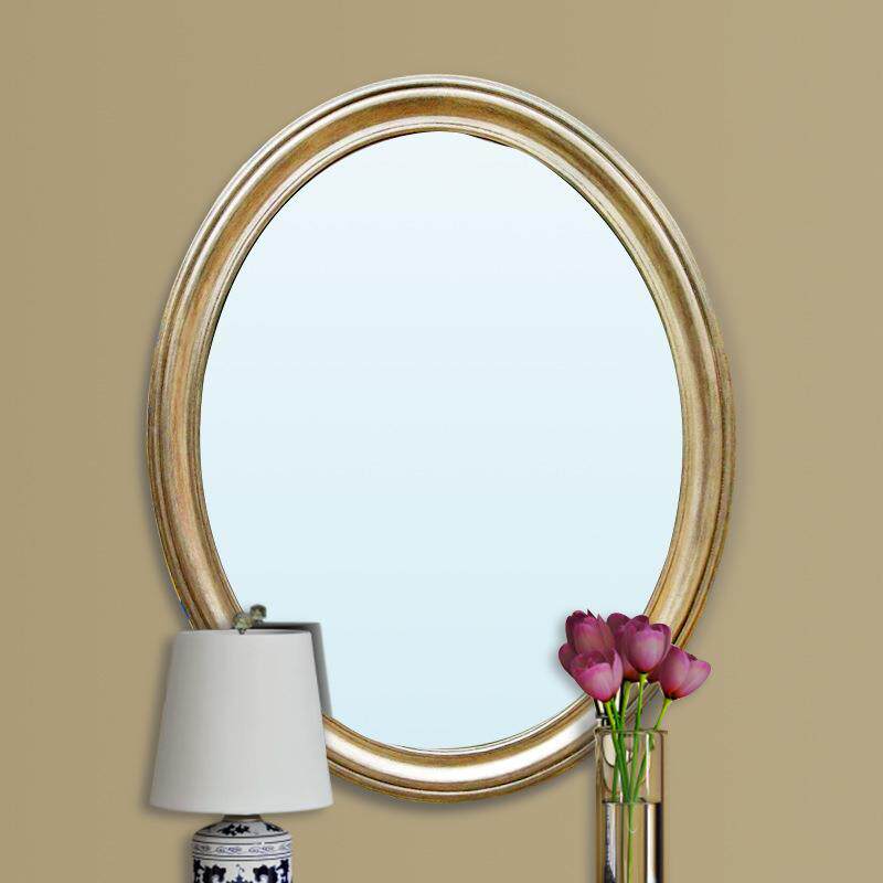 旺盛镜面档梳妆台欧式烤漆卧室小户型白色梳妆台法式迷你装饰镜子