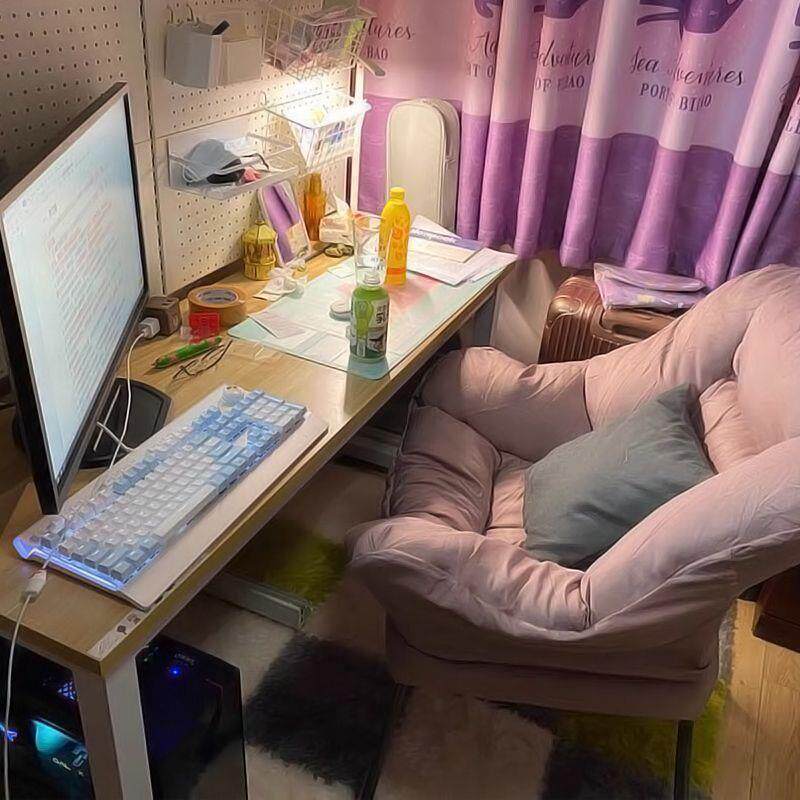 懒人发单人OBU沙发椅宿舍懒人沙椅电椅家用脑卧室阳躺椅台女生化