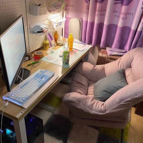 懒人发单人OBU沙发椅宿舍懒人沙椅电椅家用脑卧室阳躺椅台女生化