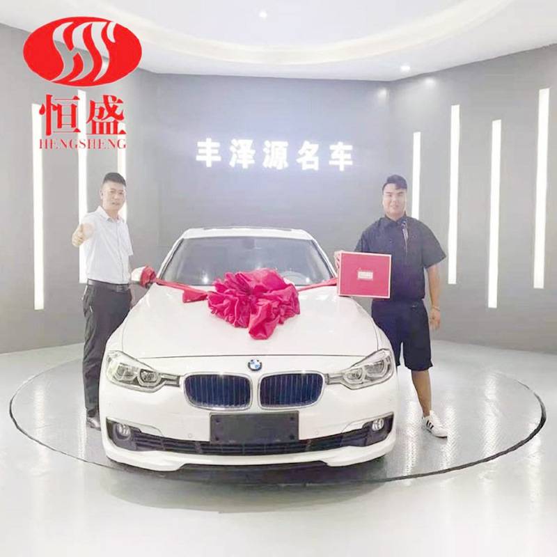 汽车旋转圆台电动圆形转台车展旋转台展厅拍照旋转台车台掉头转台