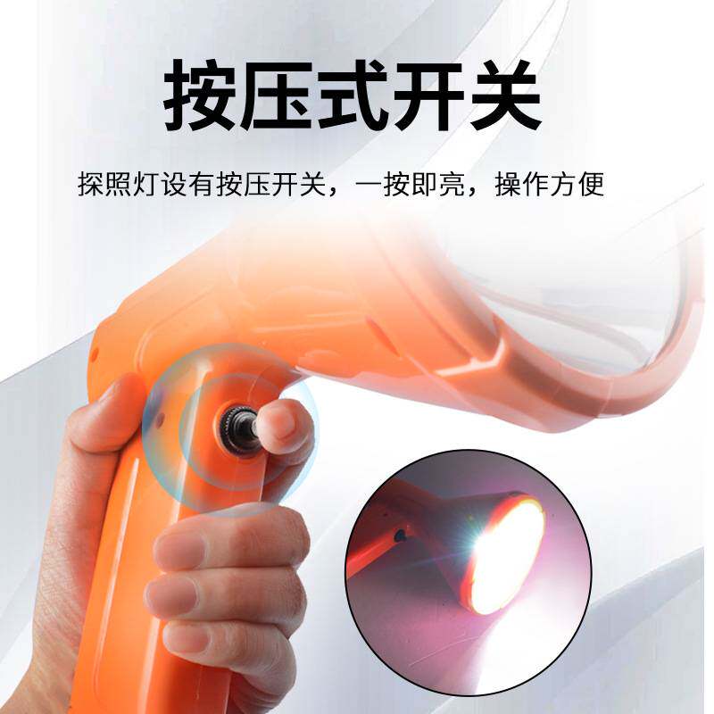 佳质户外高亮度大功率氙气12V手电HID手持款强光车载船用探照灯