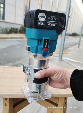 开木工电动工25335具修边机电铝无塑板槽切割一体机雕刻电木锂铣