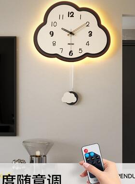 创F97T7TMT意钟挂客厅钟表2025新款网红装家用约餐饰厅简时钟挂表