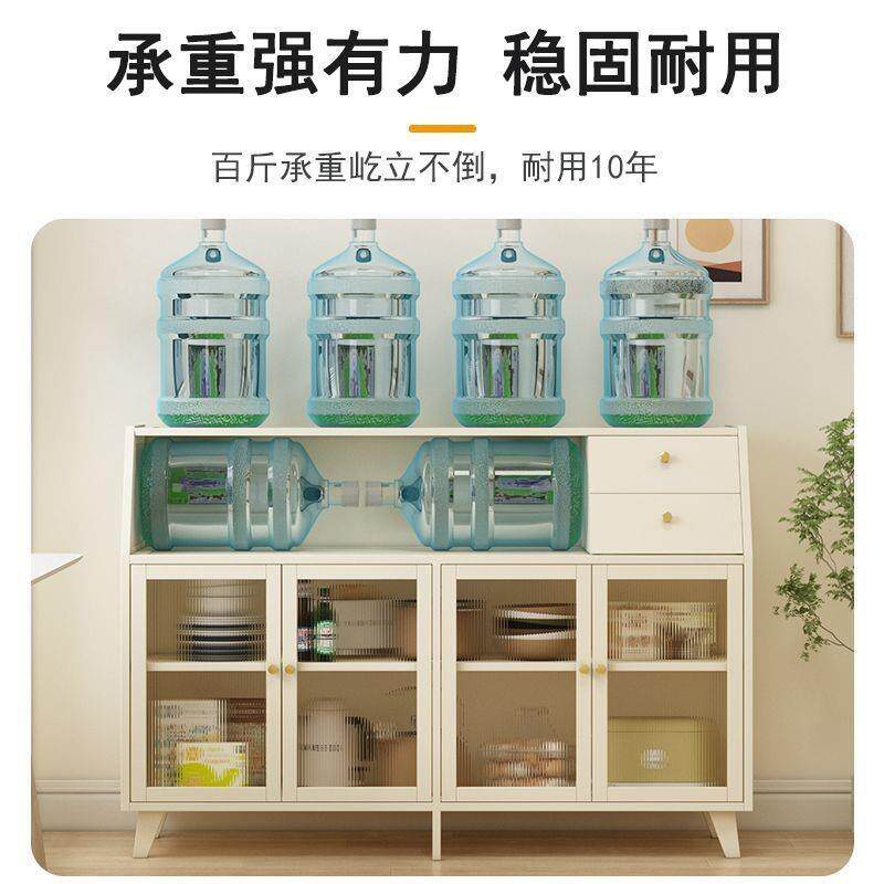 轻奢柜子储柜物柜简易一体靠墙家小用窄柜厨房厅非实木客收纳厨子