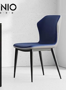 设计师餐简约代GAU现椅子家用样板间网红轻奢凳桌子靠背餐厅餐椅
