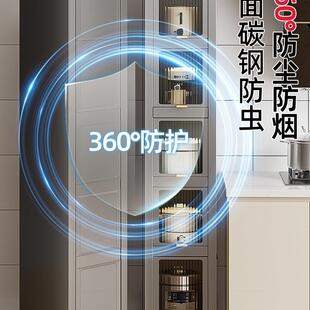 夹生缝收柜缝隙厨房置物架箱侧面抽纳拉柜卫间冰超F986TM99极窄缝