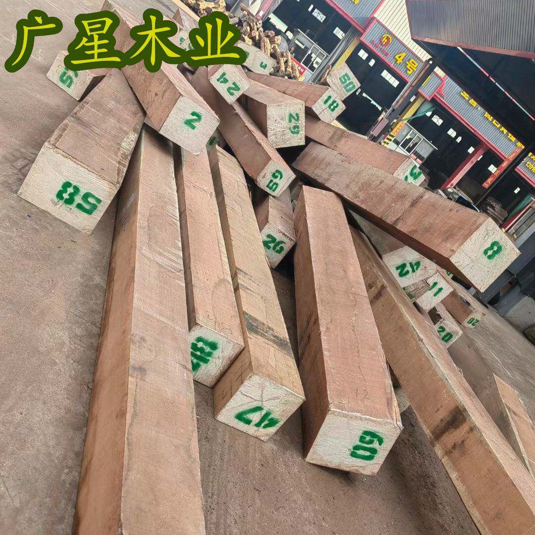现秘修鲁红檀香南美货香花梨方料室内装家具木料实沙77发木方料床