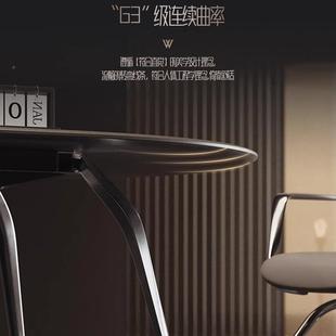 会议桌简约计师款 C01 议小型会室会客接商务洽谈椭圆设长条桌椅JA