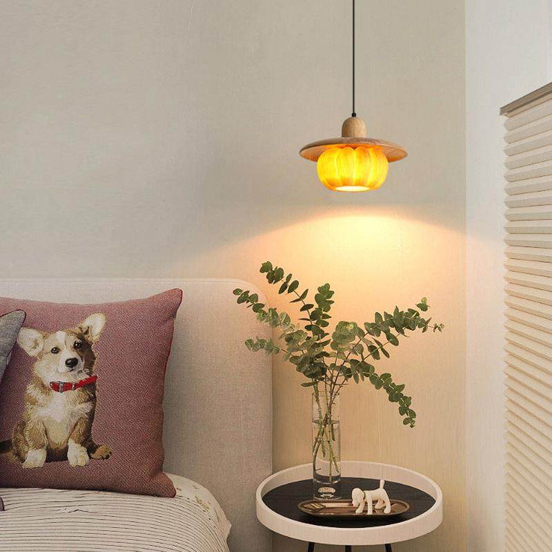 日式南瓜吊台复灯古餐厅灯中古茶室民宿101灯餐桌吧灯卧室床头小,家装灯饰光源,智能吊灯,淘宝优惠券,粉丝福利购,淘宝优惠卷